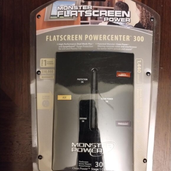 Monster FS MP HTS300 3-Outlet FlatScreen PowerCenter HTS 300 - Picture 1 of 6